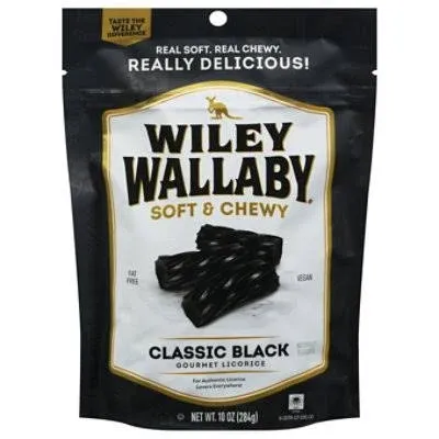 Wiley Wallaby Black Licorice