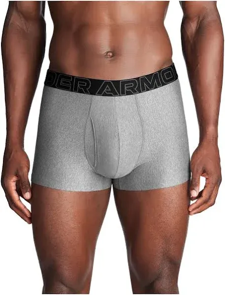 Men's Under Armour Performance Tech 3" Boxer Briefs Underwear 3 Pack