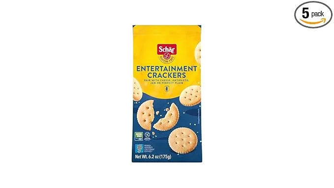 Schar Entertainment Crackers Gluten Free