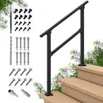 Fence &amp; Rail Hand Rails for Outdoor Steps, 3 Step Handrail &amp; Indoor Stair Railin