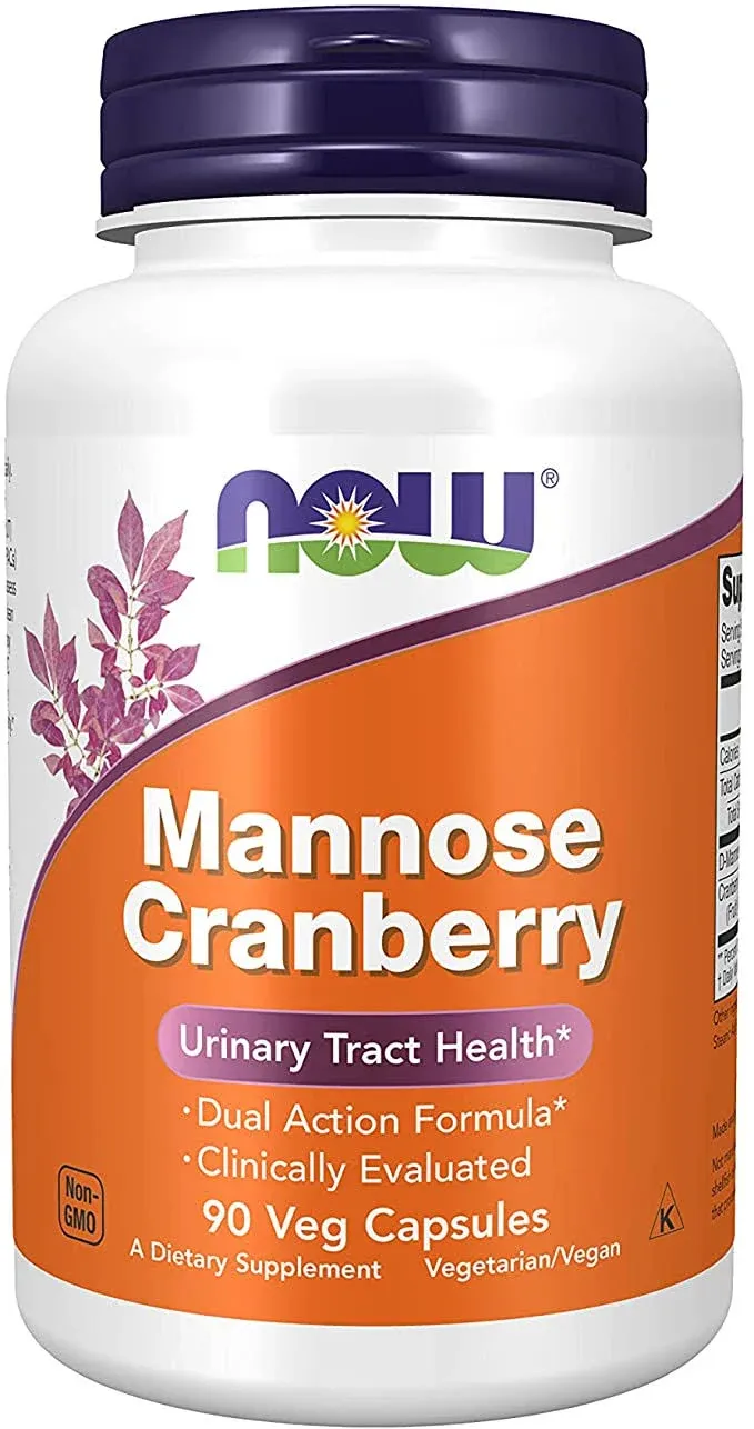 Now - Mannose Cranberry - 90 Veg Capsules