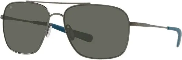 Costa Del Mar Canaveral 580G Polarized Sunglasses - Palladium/Blue Mirror