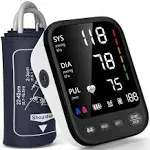 Invaxe Blood Pressure Machine, Automatic Upper Arm Blood Pressure Monitor, 9 inch-17 inch Cuff, Size: Large