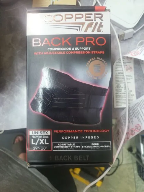 Copper Fit Pro Back Support