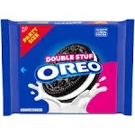 Oreo Double Stuf Chocolate Sandwich Cookies Party Size 24.95 oz