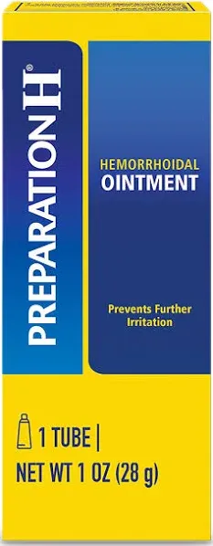 Preparation H Hemorrhoidal Ointment - 1 tube, 2 oz