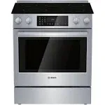 Bosch HEI8056U 800 Series 30 inch Electric Slide-In Range - Stainless Steel