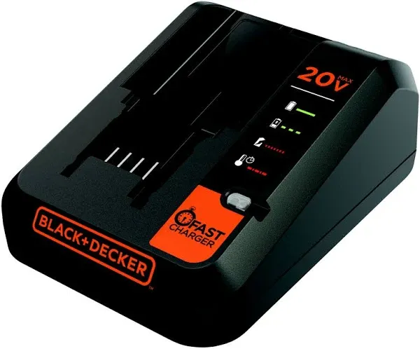 Black &amp; Decker BDCAC202BW 12 20V  NEW Lithium Battery Fast Charger 45 minute