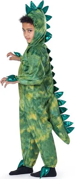 Dinosaur Jumpsuit T-Rex Halloween Costume for Kids - 12-14 Large #1153