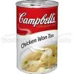 Campbell&#039;s Condensed Chicken Wonton Soup, 10.5 oz Can (12 Pack)