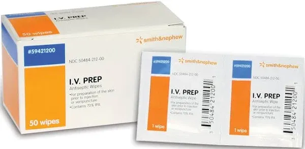 IV Prep Antiseptic Wipes