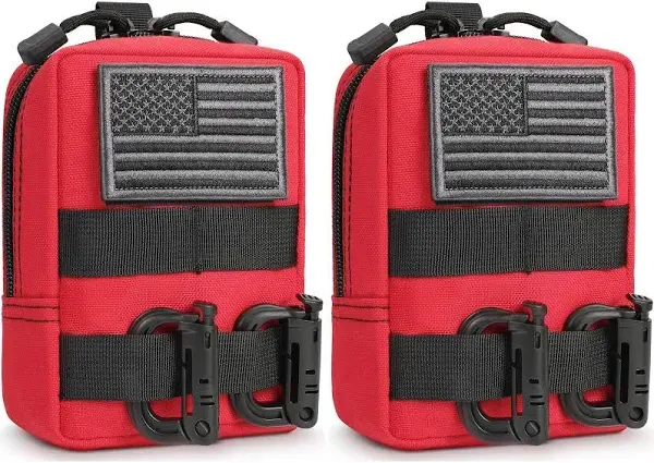 2 Pack Tactical Compact Water-Resistant EDC Pouches