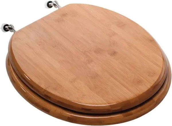 Comfort Seats C3B2R220BN Toilet Seat, Round, Rattan Bamboo