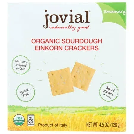 Jovial Organic Sourdough Einkorn Crackers (4.5 oz)