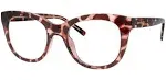 Kate Spade KS Odessa/BB HT8 Pink Havana Plastic Oval Eyeglasses 50mm