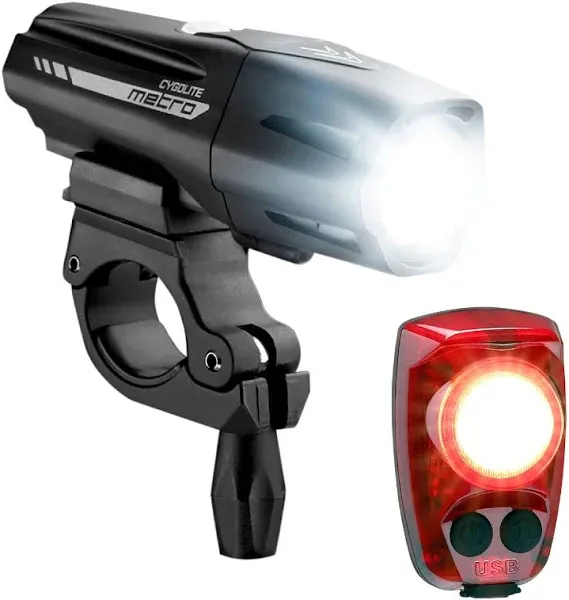 NEW Cygolite Metro Plus 800 Headlight and HotShot Pro 150 Taillight Set