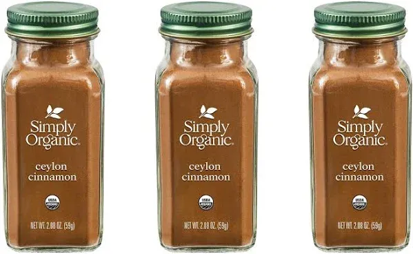 Simply Organic Ground Cinnamon Powder - 2.45 oz jar