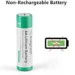 Enegitech AA Lithium Battery, Double A Non-Rechargeable Battery 1.5V 3000mAh Long-lasing Li-Iron Battery for Blink Security Camera Flashlight Solar NZZSL5Y