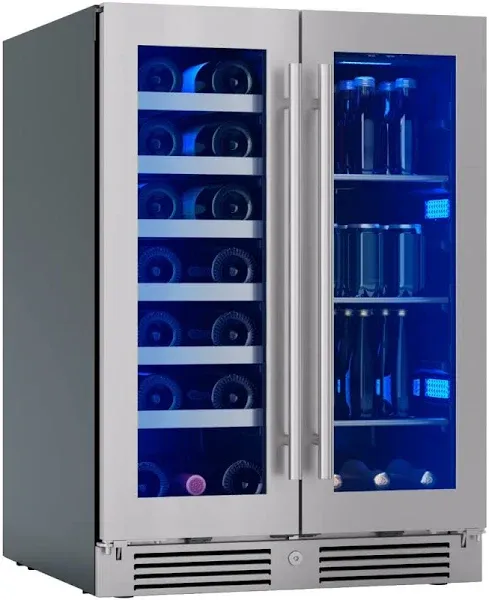 Zephyr Presrv 24" Dual Zone Wine and Beverage Cooler