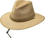 Henschel Men's Aussie Mesh Packable Hat - Khaki / S