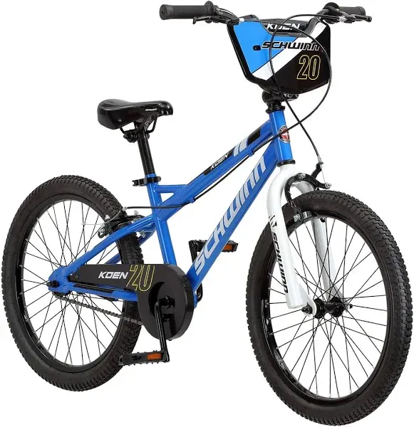  Koen &amp; Elm BMX Style Toddler and Kids Bike, Number Plate/16-Inch Wheels Black