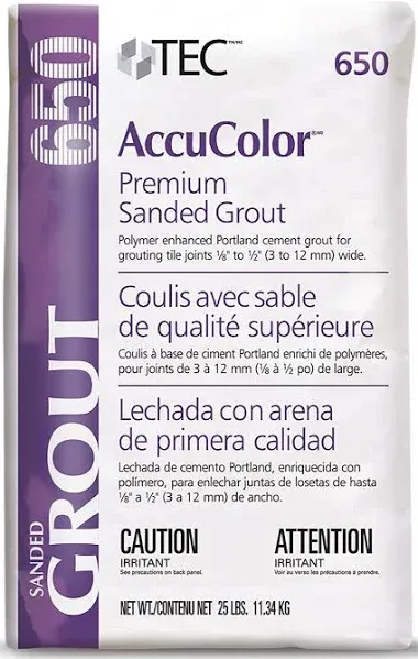 TEC AccuColor Premium Sanded Grout