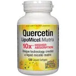 Natural Factors, Quercetin LipoMicel Matrix, 120 Liquid Softgels