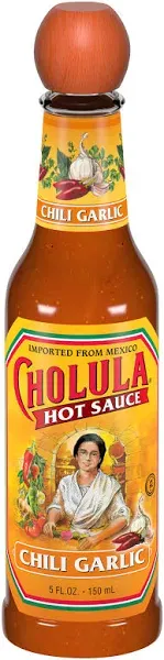 Cholula Chili Garlic Hot Sauce, 64 fl oz - One 64 Fluid Ounce Bulk Container of