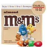 M&M's Almond Milk Chocolate Candy Family Size - 15.9 oz