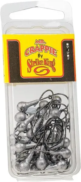 Strike King Mr. Crappie Jig Heads - 25 Pack Chartreuse