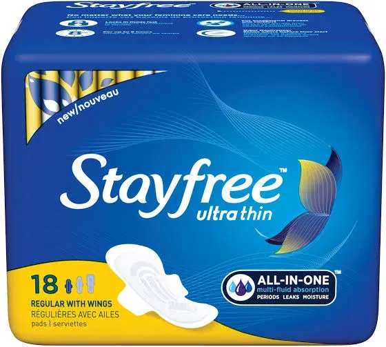 Stayfree Ultra Thin Regular Pads with Wings