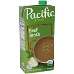 Pacific Foods Beef Broth, Organic - 32 fl oz