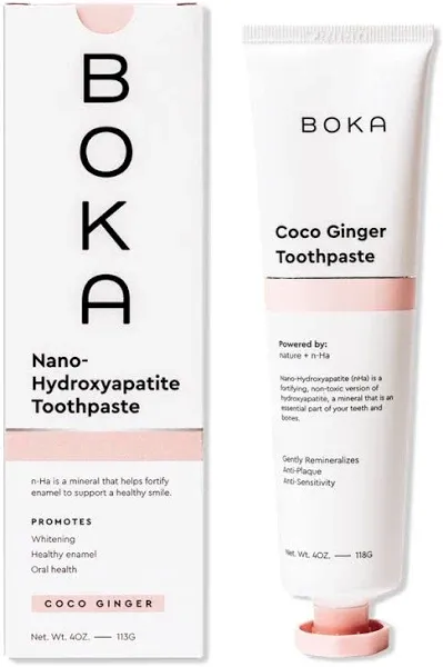 Boka Coco Ginger Nano-Hydroxyapatite Toothpaste