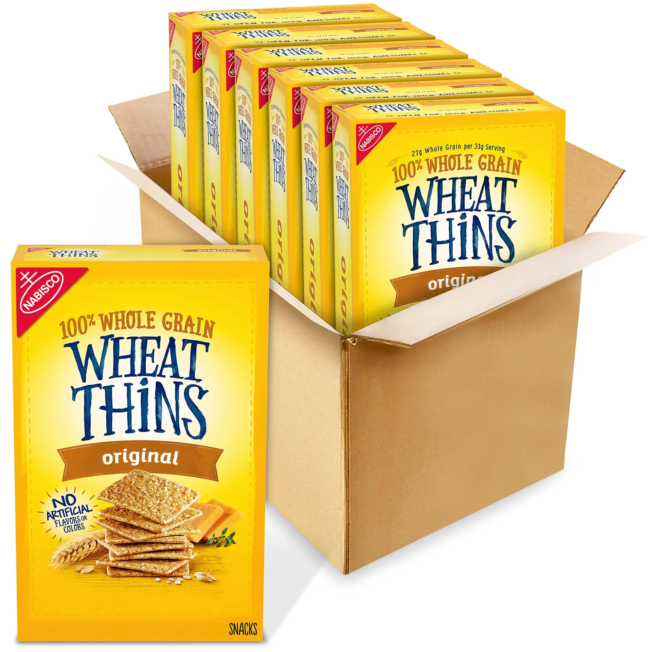 Wheat Thins Original 8.5 oz Box - 6ct Case