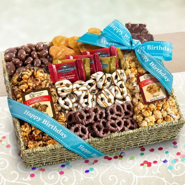 A Gift Inside Chocolate, Caramel and Crunch Grand Gift Basket