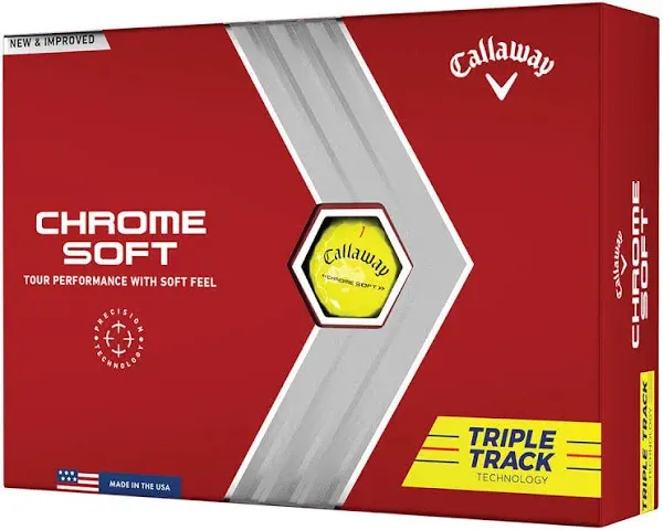 Callaway Chrome Soft Triple Track Golf Balls