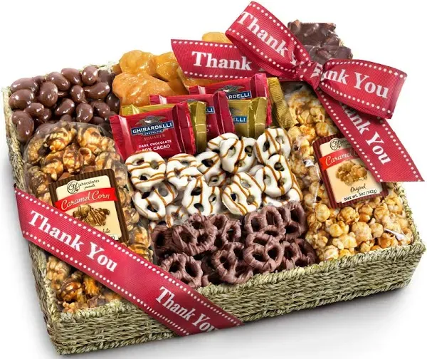 A Gift Inside Chocolate Caramel and Crunch Grand Gift Basket