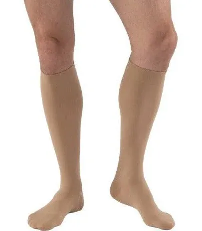 Jobst Relief Knee High Compression Stockings 15-20 mmHg, Large Beige