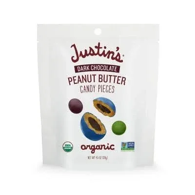 Dark Chocolate Organic Peanut Candy Pieces