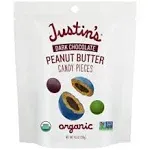 Justin's Justin’s Organic Peanut Butter Candy Pieces, Dark Chocolate (4.5 oz)