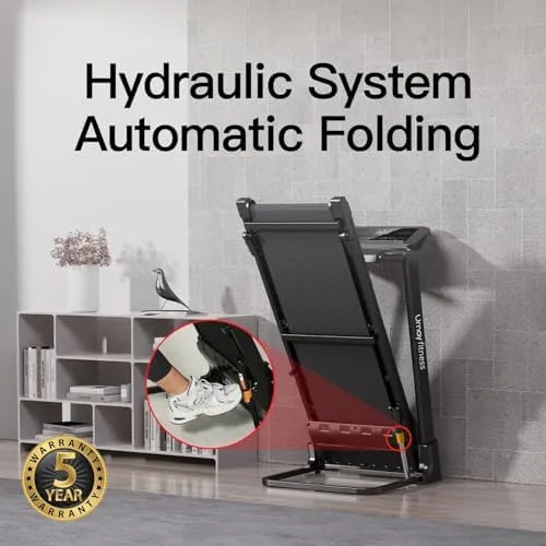 Umay Fitness Home Auto Folding 3 Level Incline Treadmill