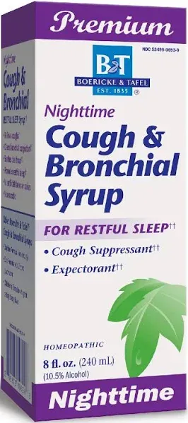 Boericke Tafel Nighttime Cough Bronchial Syrup