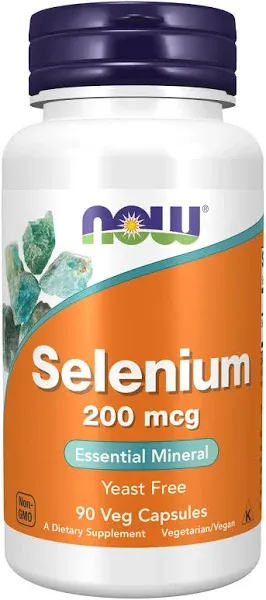 NOW Foods - Selenium (200 mcg, 180 Veg Capsules)