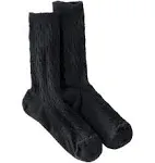 Smartwool Everyday Cable Crew Socks Black Women's