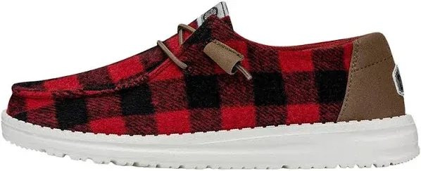 Hey Dude Wendy Buffalo Plaid Women's Shoes