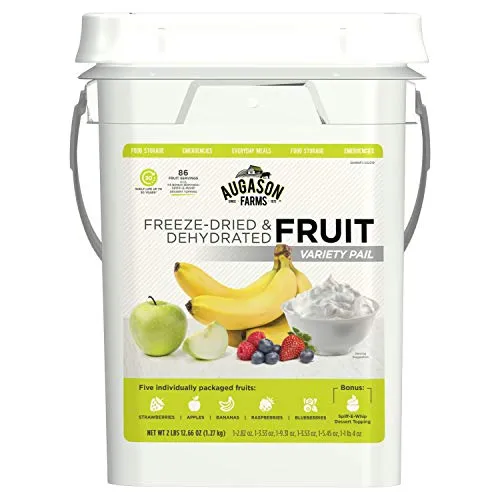 Augason Farms Freeze-Dried Fruit Variety Pail