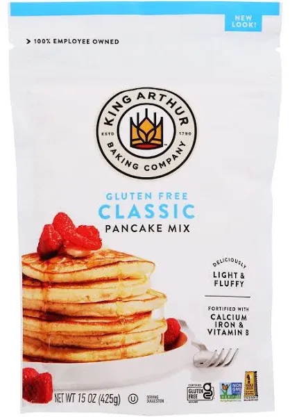 King Arthur Pancake Mix, 15 Ounce (Pack of 6)