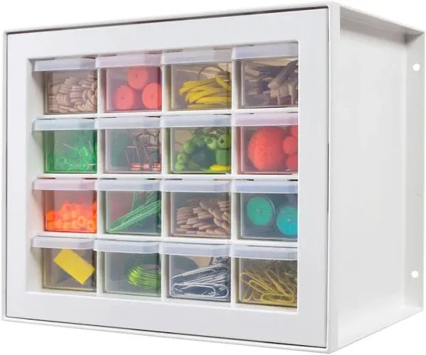 USA Craft Cabinet Storage, Screw Storage, Hardware Organizer, 16 Drawer Parts...