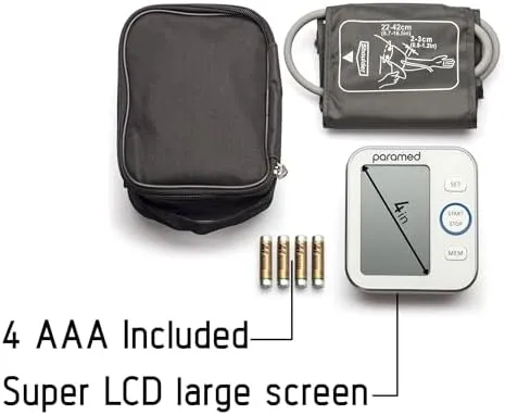 Paramed Upper Arm Blood Pressure Monitor