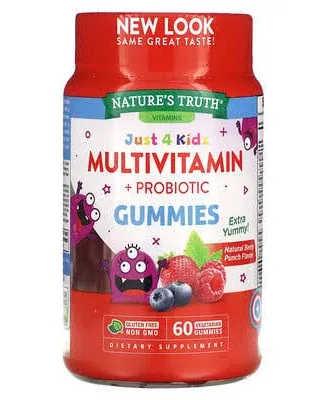 Nature's Truth Just 4 Kidz Multivitamin + Probiotic